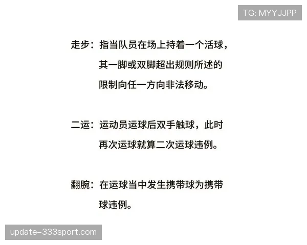 一分钟掌握持球规则要点，新手快速入门的关键